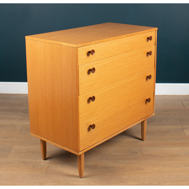 Vintage teak chest of drawers by Avalon, 1960s