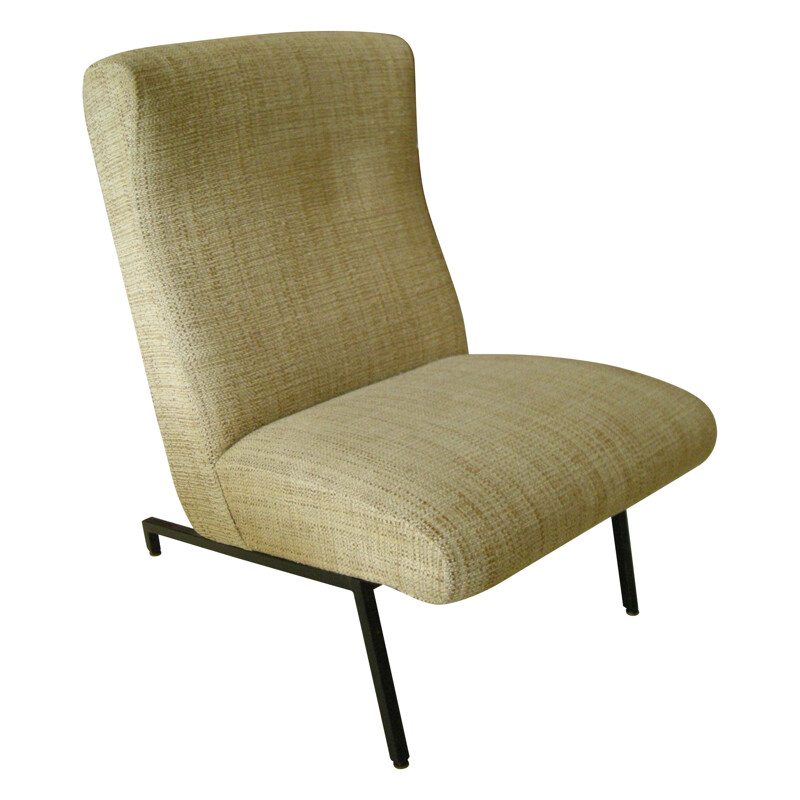 Vintage low chair, Pierre GUARICHE - 1960s