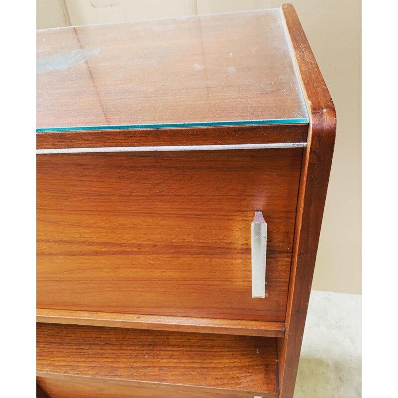 Credenza vintage in teak, Belgio 1962