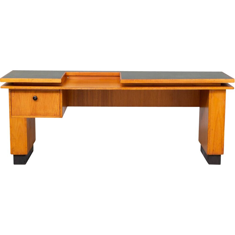 Vintage oak desk by Gebr Verhouden for Philips, 1960