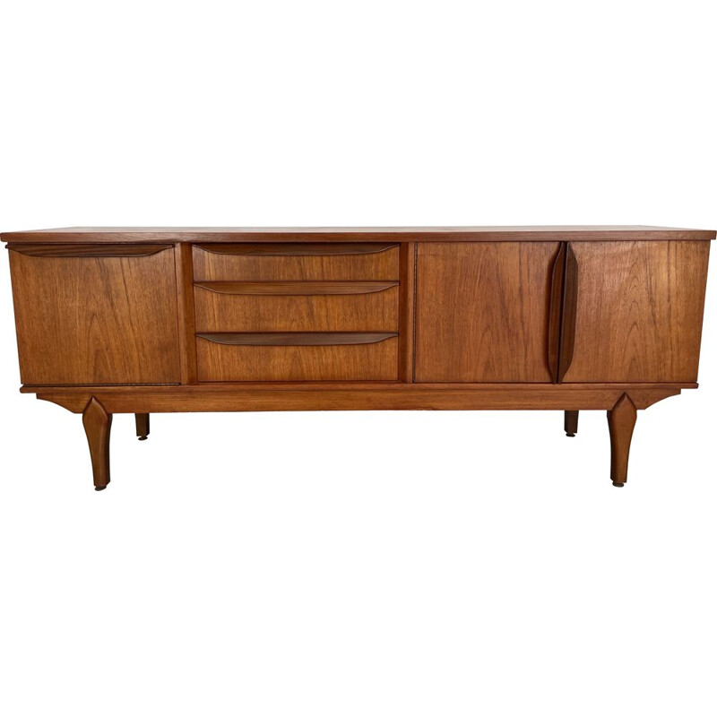 Vintage teakhouten dressoir, 1960