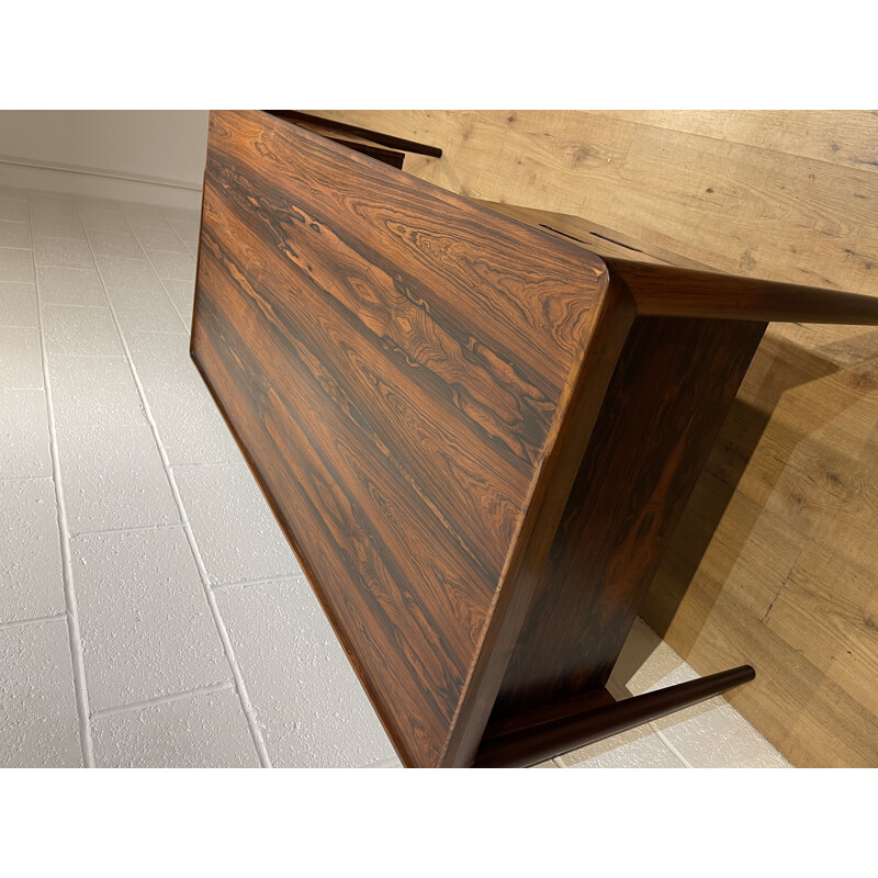 Mid century Danish rosewood desk by Erik Risager Hansen for Haslev Møbelsnedkeri, 1950s