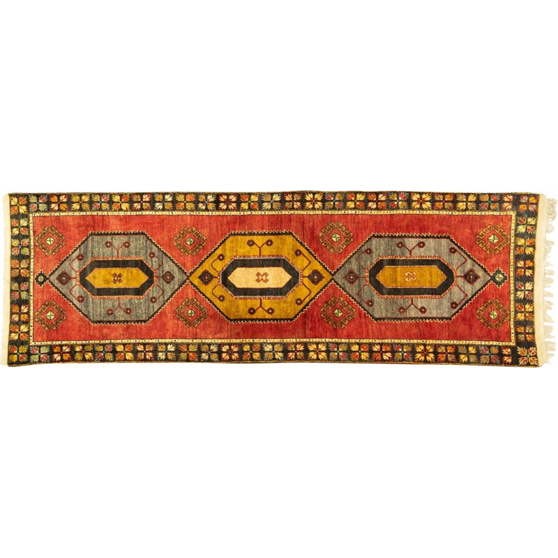 Tapis Kuert vintage en laine, Turquie 1960