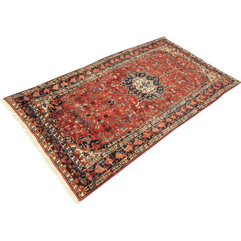 Vintage wool Bidjar rug, Persia 1960s