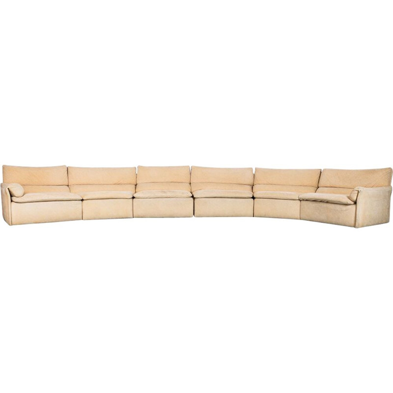 Geschwungenes Vintage-Sofa Modell Queening von Saporiti, Italien 1960