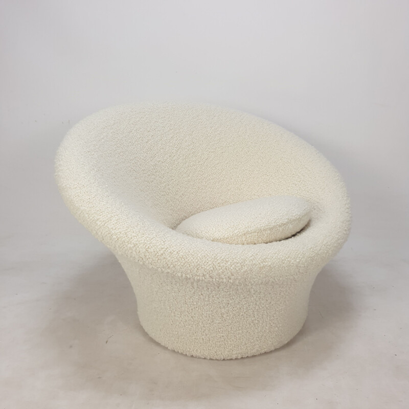 Cadeira de braços em forma de cogumelo Vintage e otomano por Pierre Paulin para Artifort, 1960