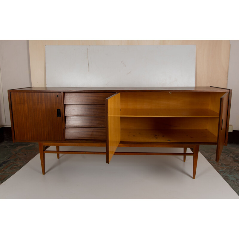 Credenza scandinava vintage in teak, 1960