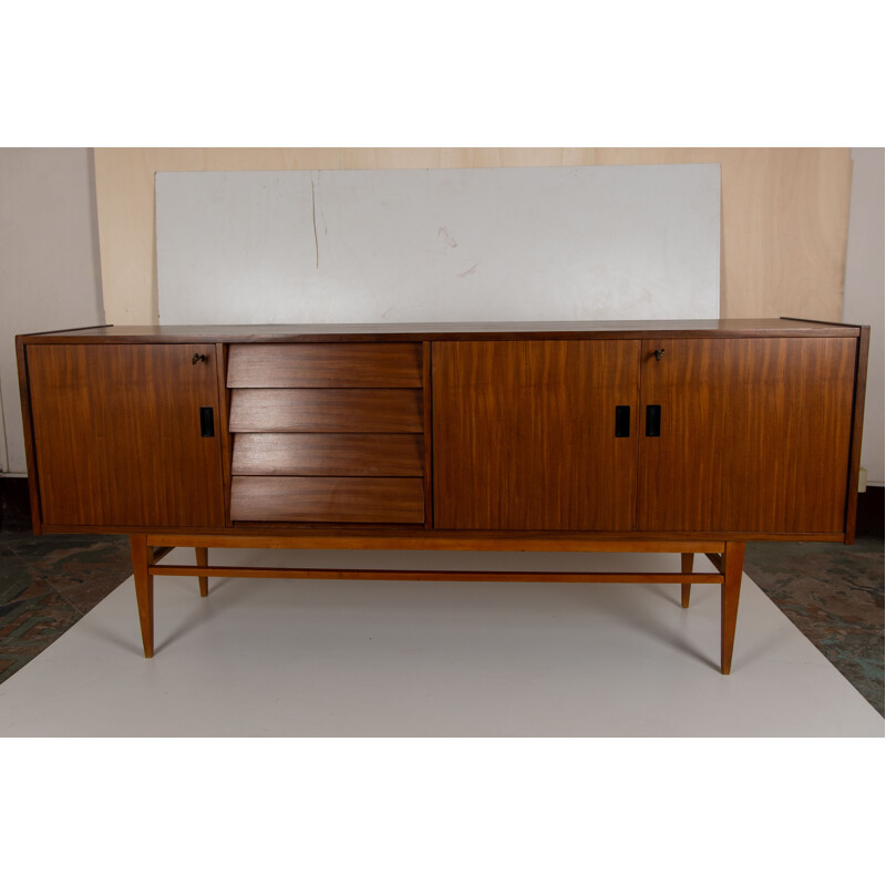 Scandinavisch vintage teak dressoir, 1960