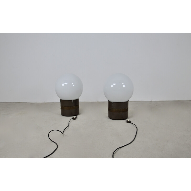 Pair of vintage Oracle table lamps by Gae Aulenti for Artemide, 1968