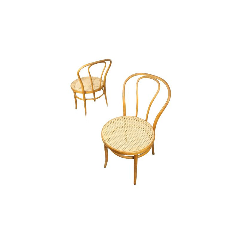 Par de cadeiras vintage No.18 "Wide" de Michael Thonet