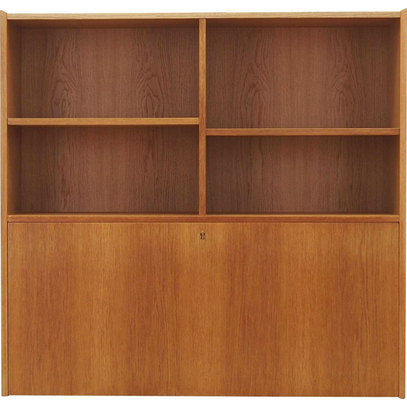 Ashwood vintage Danish bookcase by Øm Møbelfabrik, 1970s