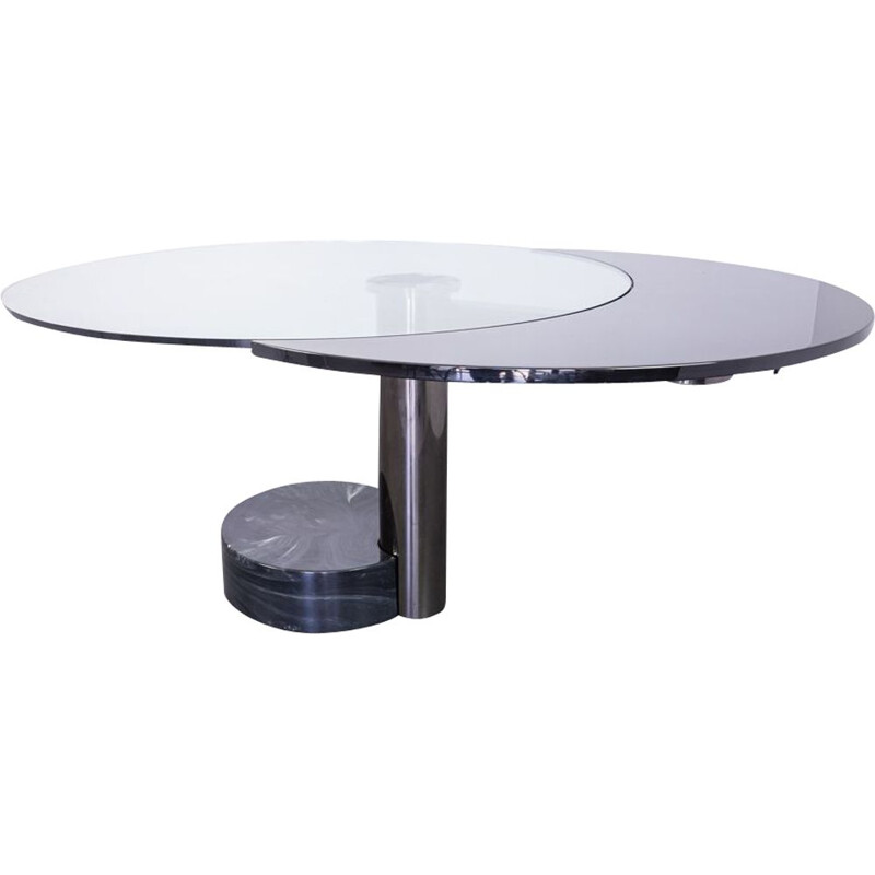 Table vintage avec base en pierre par Pierre Cardin, 1960