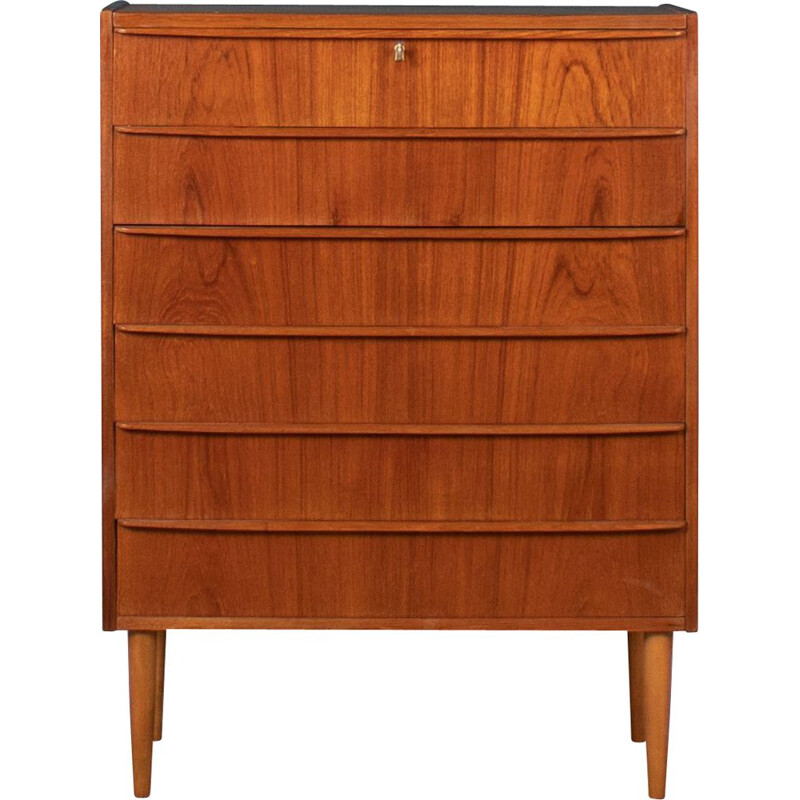 Vintage teak Danish chest of drawers, 1960s