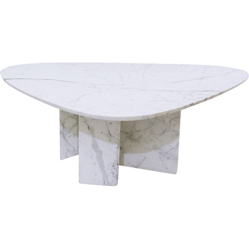 Mid-century Rhea marble dining table by Willy Ballez, 1970s