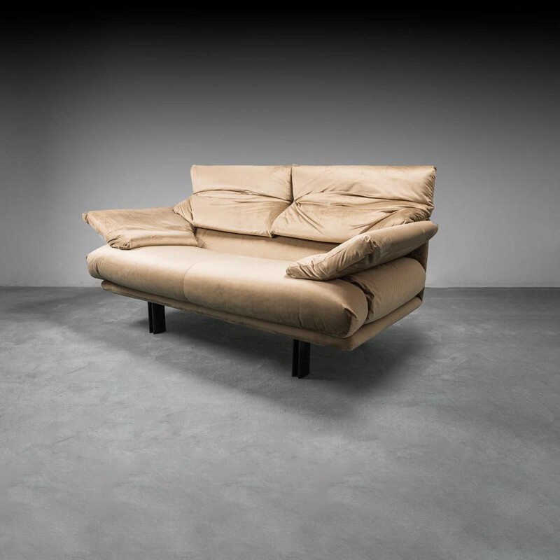 Vintage 2-Sitzer-Sofa "Alanda" aus Metall von Paolo Piva für B und B Italia, 1970