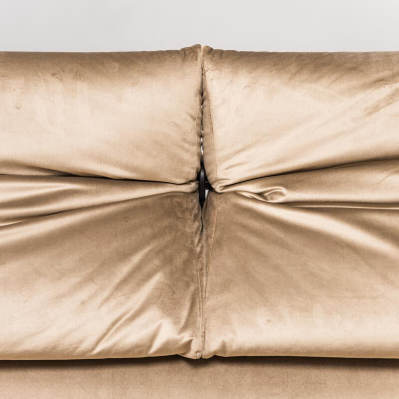 Vintage 2-seater sofa "Alanda" in metal by Paolo Piva for B & B Italia, 1970