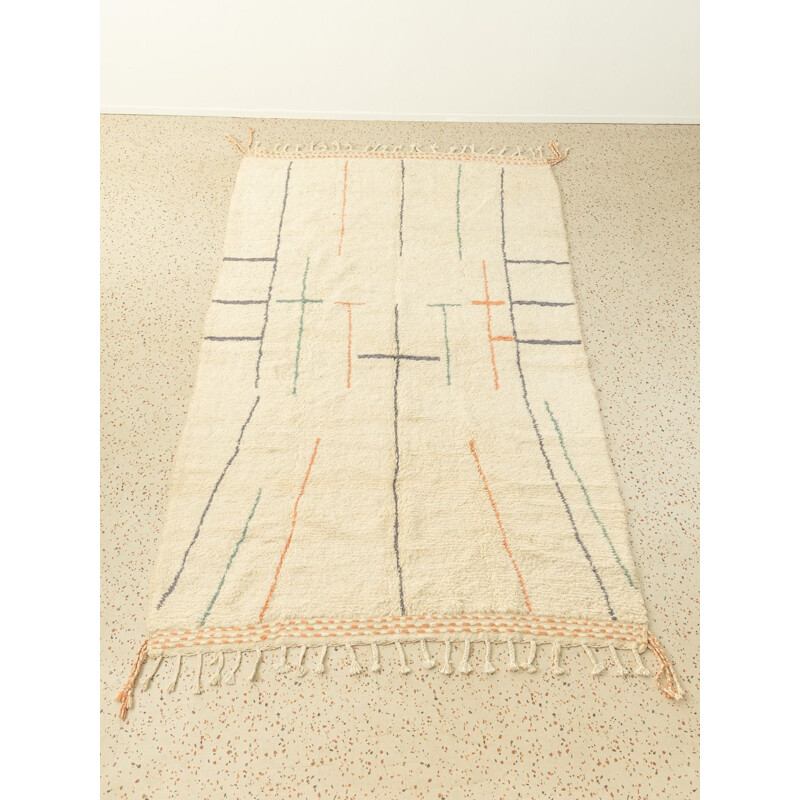 Vintage Color Labyrinth berber rug, Morocco