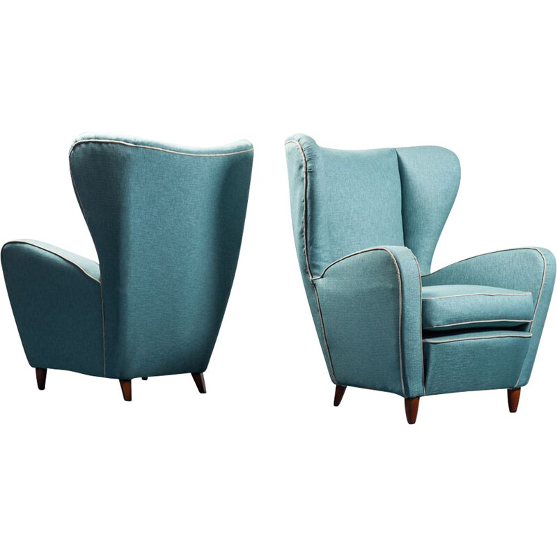 Pair of vintage armchairs by Paolo Buffa, 1950s