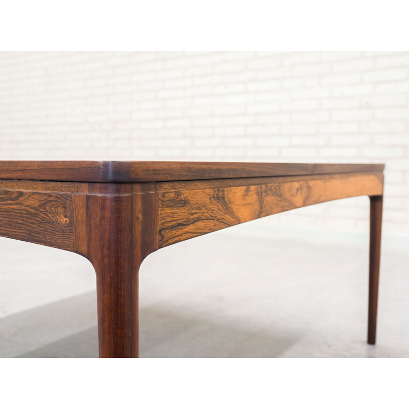 Danish AJ Iversen coffee table in rosewood, Ole WANSCHER - 1950s