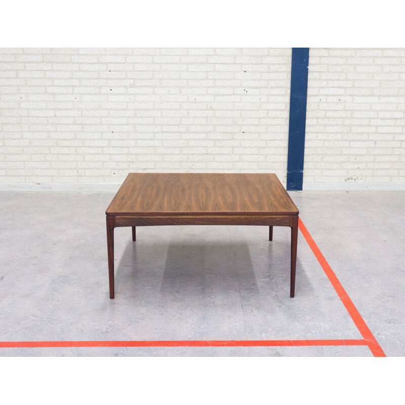 Danish AJ Iversen coffee table in rosewood, Ole WANSCHER - 1950s