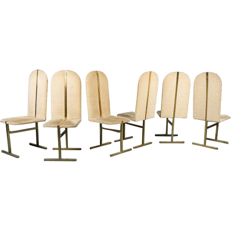 Ensemble de 6 chaises vintage par Turri Milano, 1970