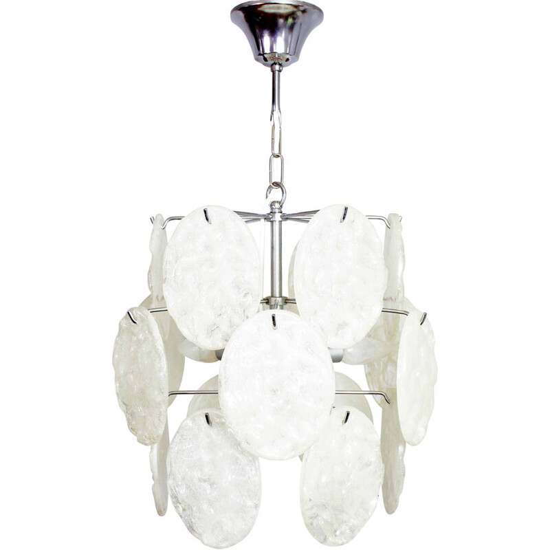 Vintage lucite chandelier by Kalmar Franken, 1970