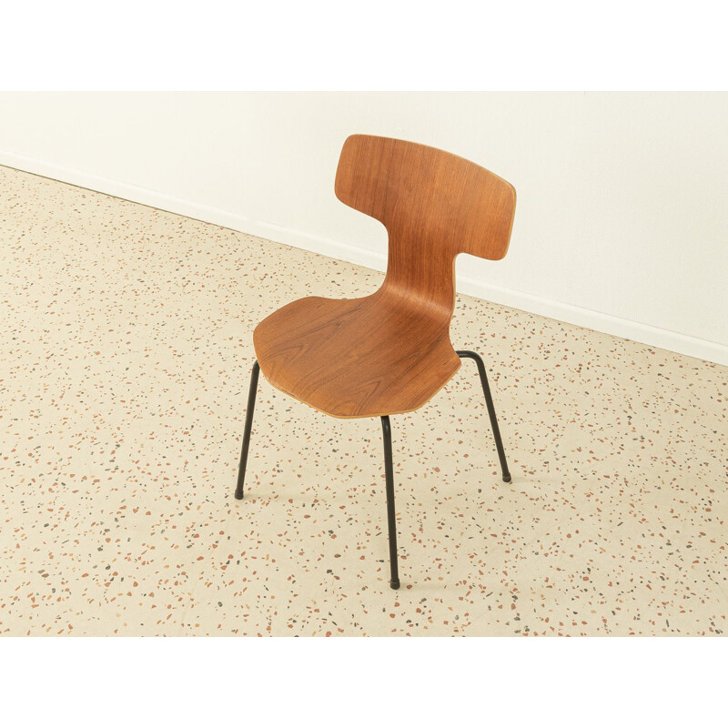 Chaise Hammer vintage modèle 3103 par Arne Jacobsen pour Fritz Hansen, 1960