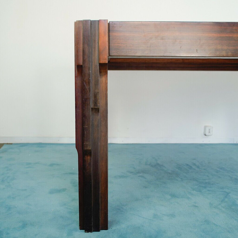 Vintage wooden table by Angelo Mangiarotti, 1960