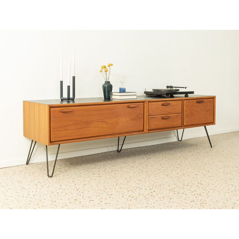 Vintage teakhouten dressoir van Heinrich Riestenpatt, Duitsland 1960