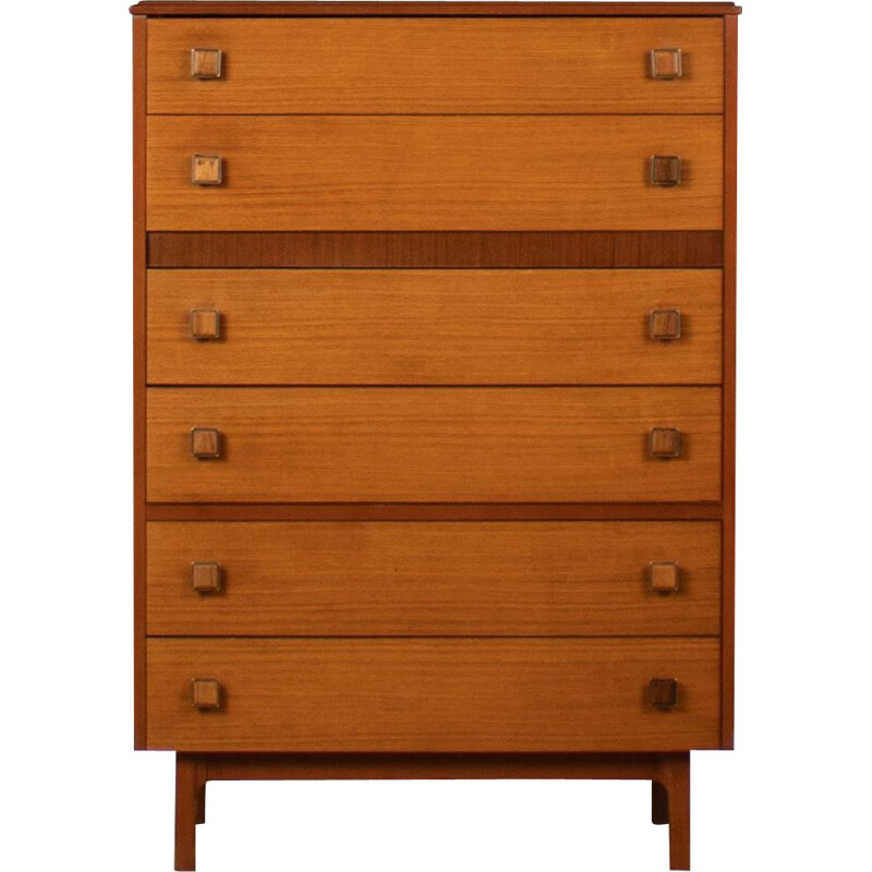 Vintage ladekast in teak en afromosia van Homeworthy, 1960