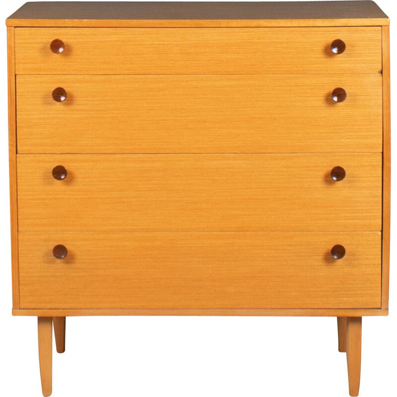 Vintage teak chest of drawers by Avalon, 1960s