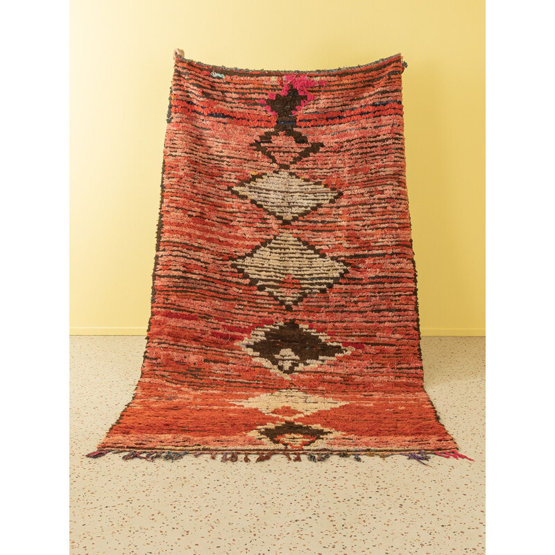 Rehamna vintage Berber carpet in wool, Morocco