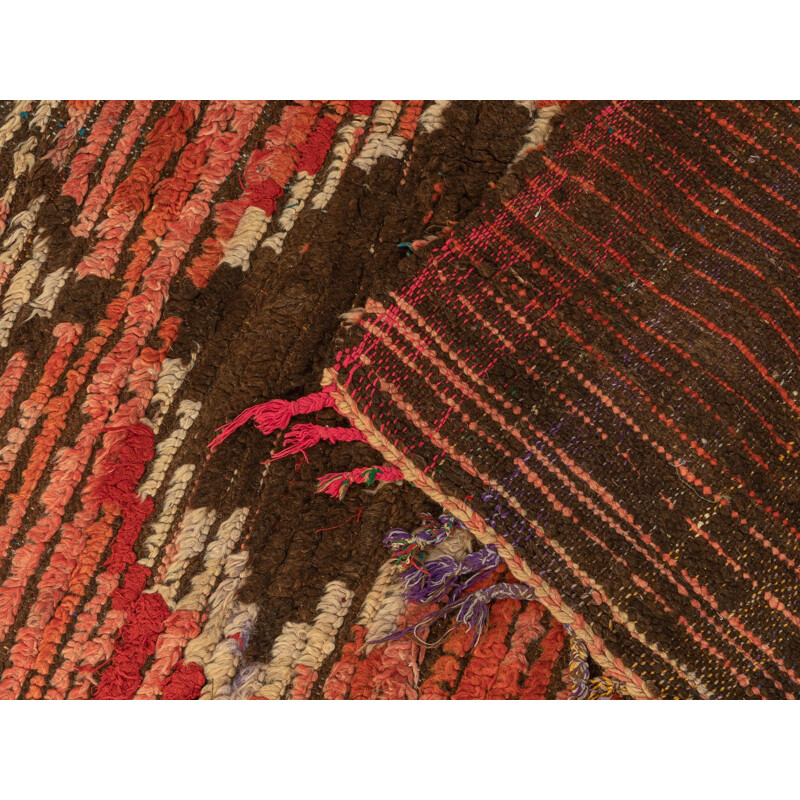Rehamna vintage Berber carpet in wool, Morocco
