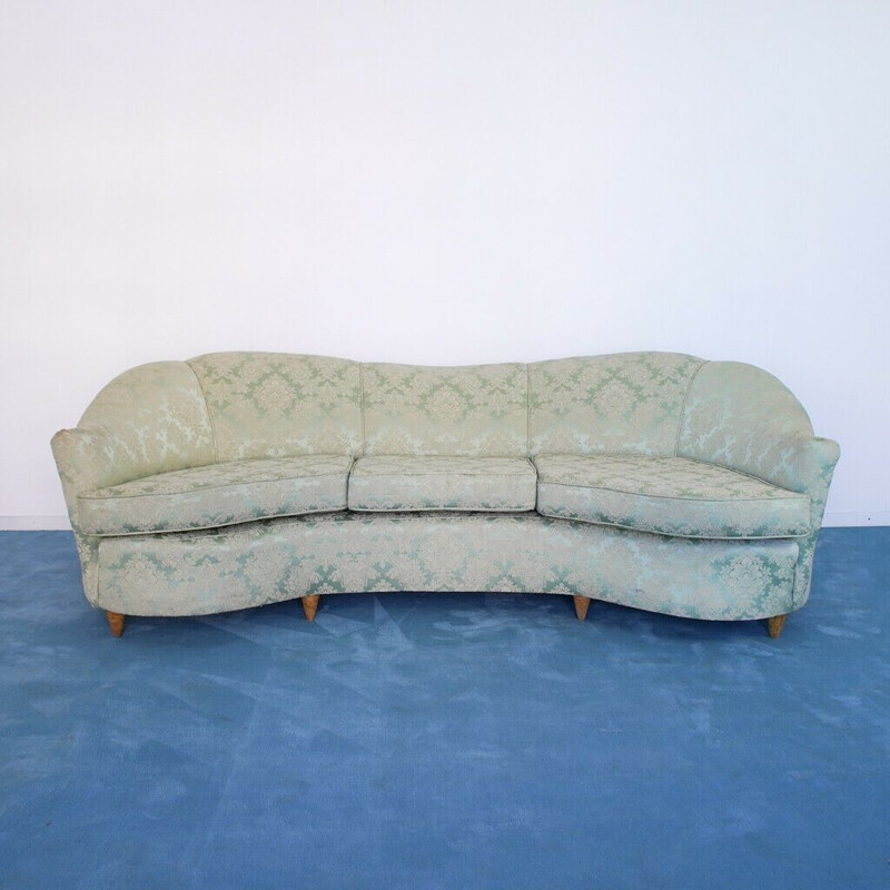 Vintage 3-seater sofa in fabric, 1950s