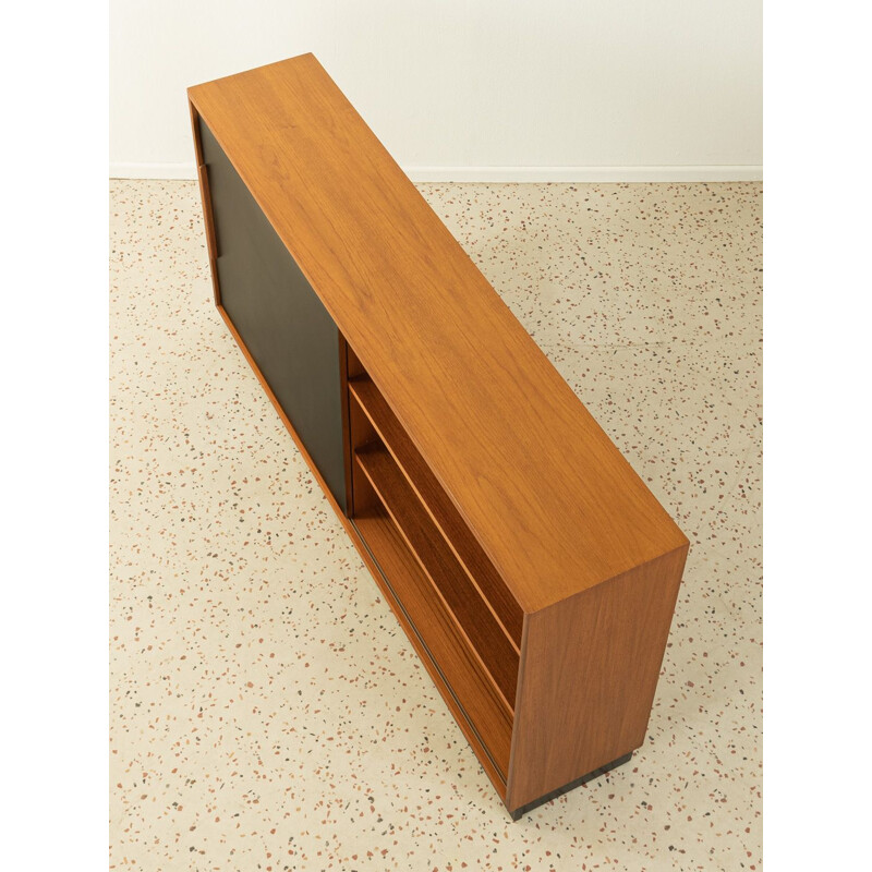 Vintage teak sideboard with sliding door by Wk Möbel, Germany 1960