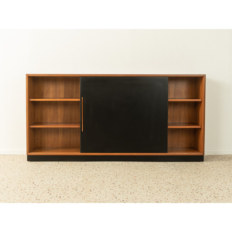 Vintage teak sideboard with sliding door by Wk Möbel, Germany 1960