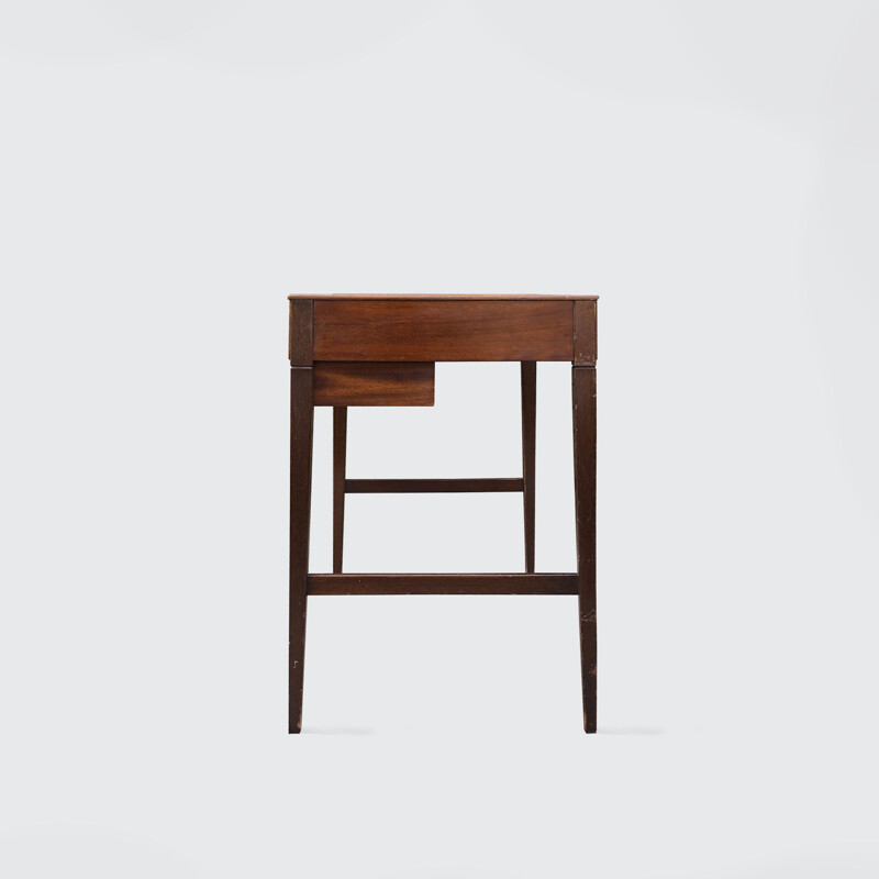 Bureau vintage avec miroir fermé de Johannes Hansen, Danemark 1940