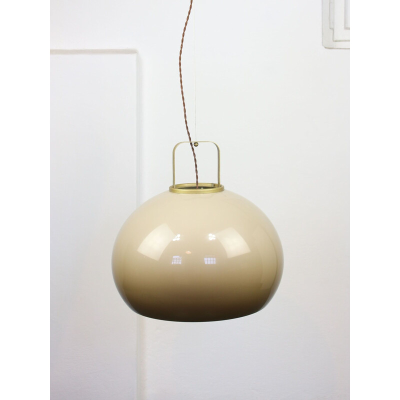 Lámpara de suspensión Zurigo vintage de Luigi Massoni para Guzzini