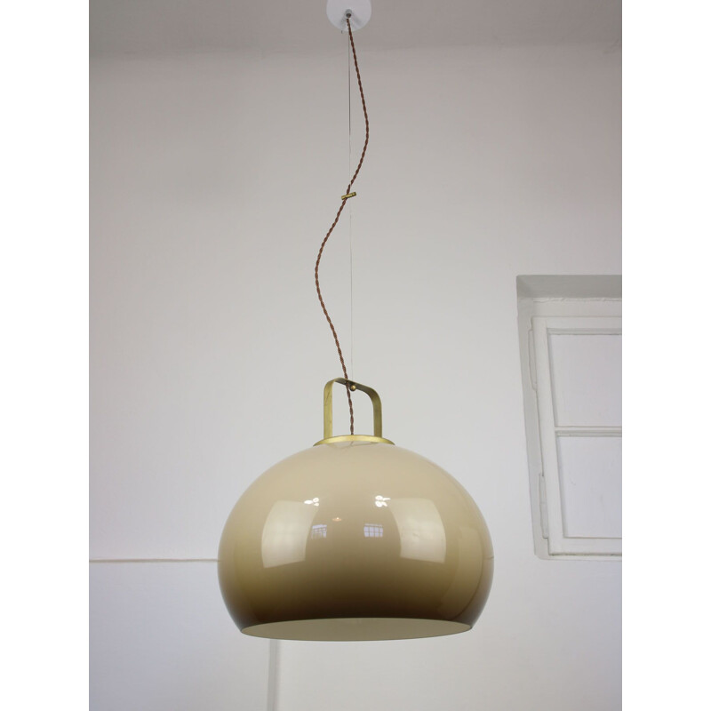 Lámpara de suspensión Zurigo vintage de Luigi Massoni para Guzzini