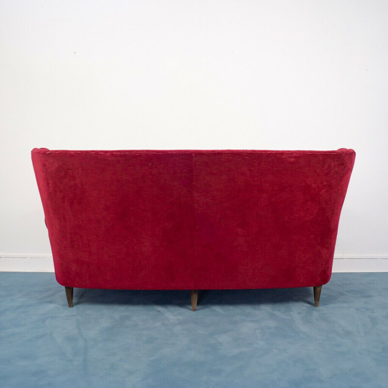 Vintage 3-seater sofa by Paolo Buffa, Italy 1960s