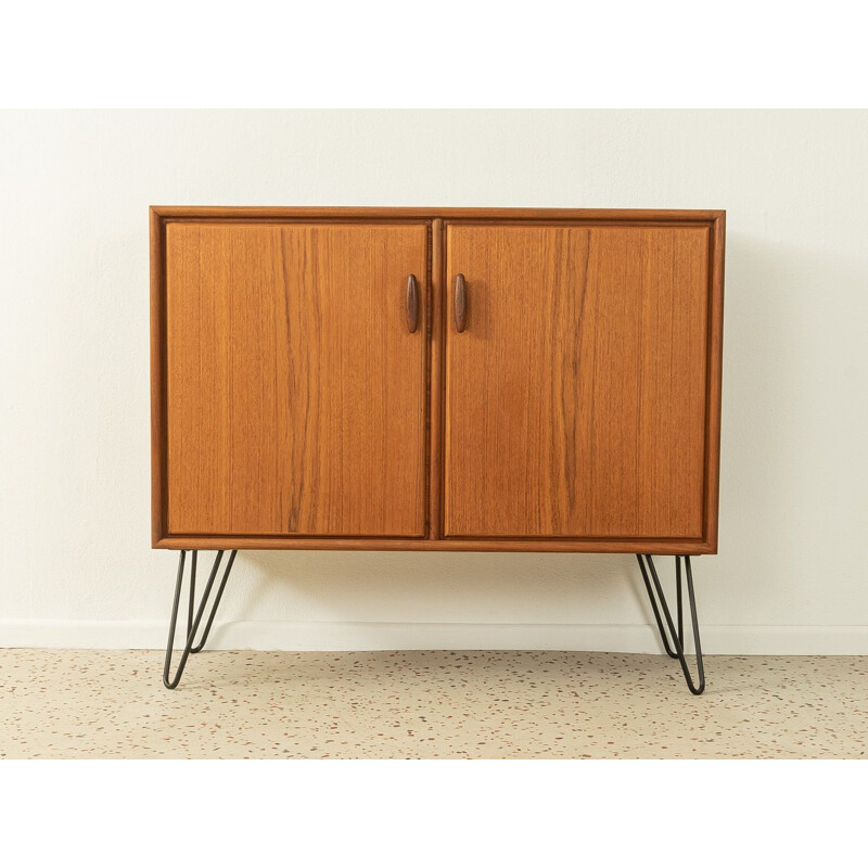 Vintage two-door teak chest of drawers by Heinrich Riestenpatt, Germany 1960