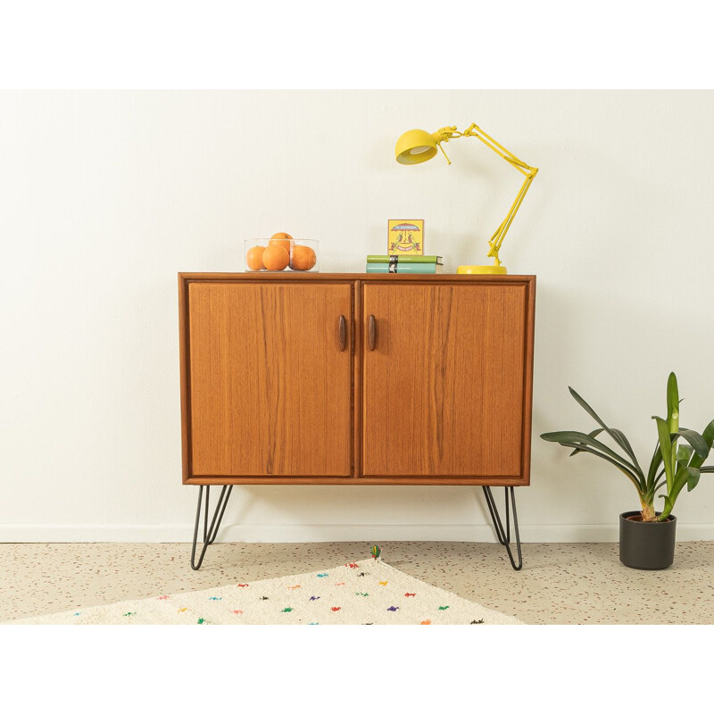 Vintage two-door teak chest of drawers by Heinrich Riestenpatt, Germany 1960