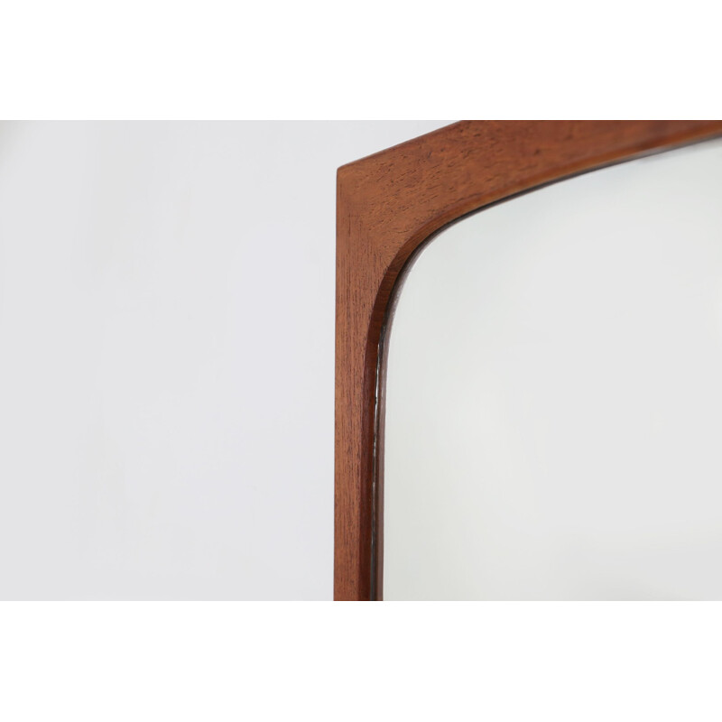 Mid-century Danish teak mirror, 1960s