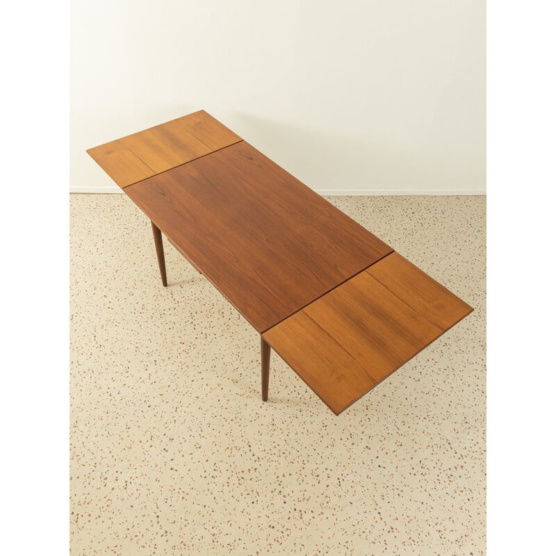 Vintage-Tisch aus massivem Teakholz von Max Böhme, Deutschland 1960