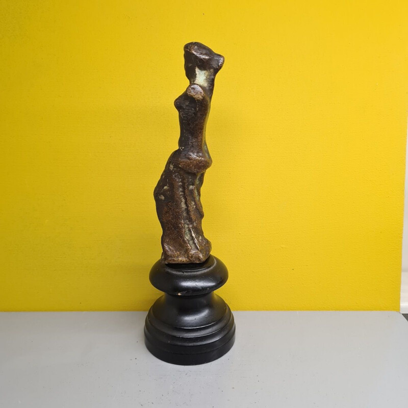 Estátua de Afrodite em bronze Vintage