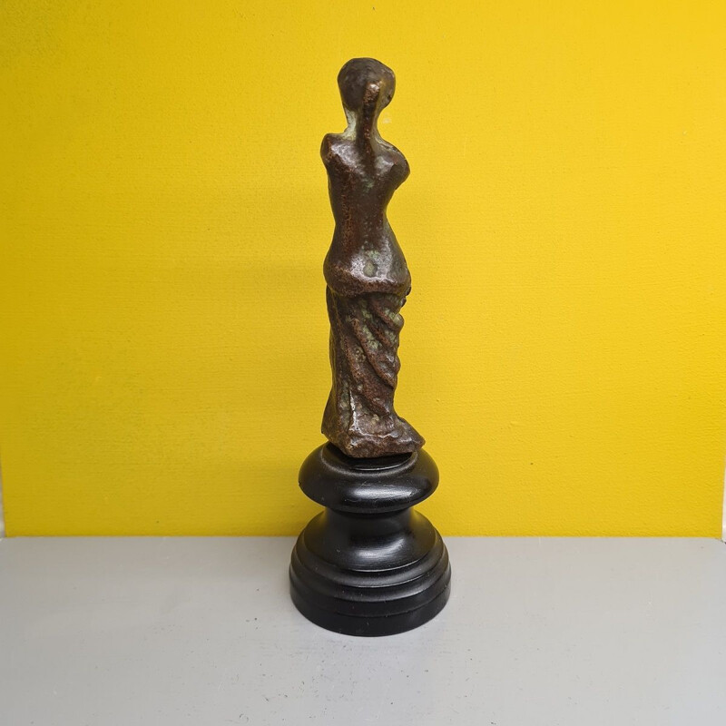 Vintage bronze statue of Aphrodite