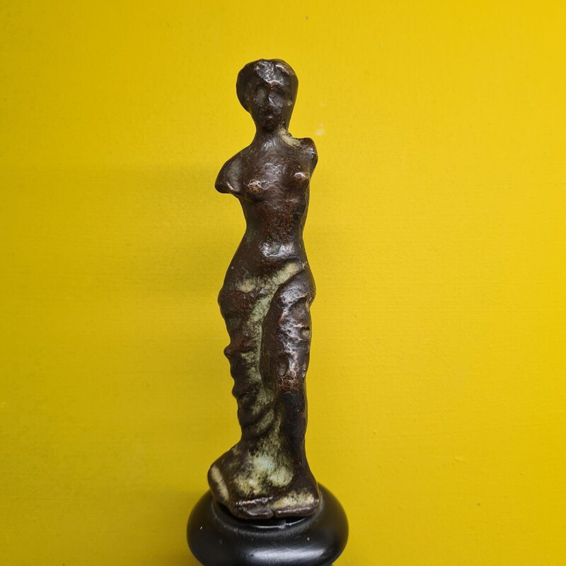 Estátua de Afrodite em bronze Vintage