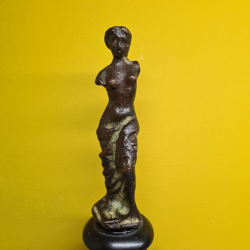 Statua vintage in bronzo di Afrodite