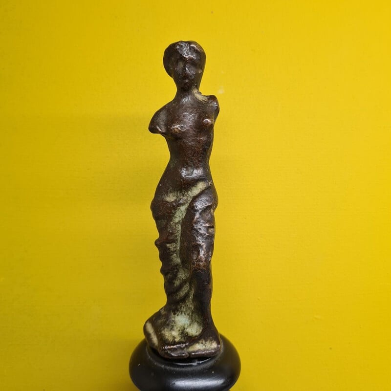 Vintage bronze statue of Aphrodite