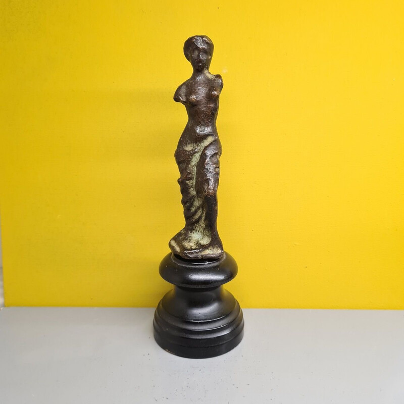 Statua vintage in bronzo di Afrodite
